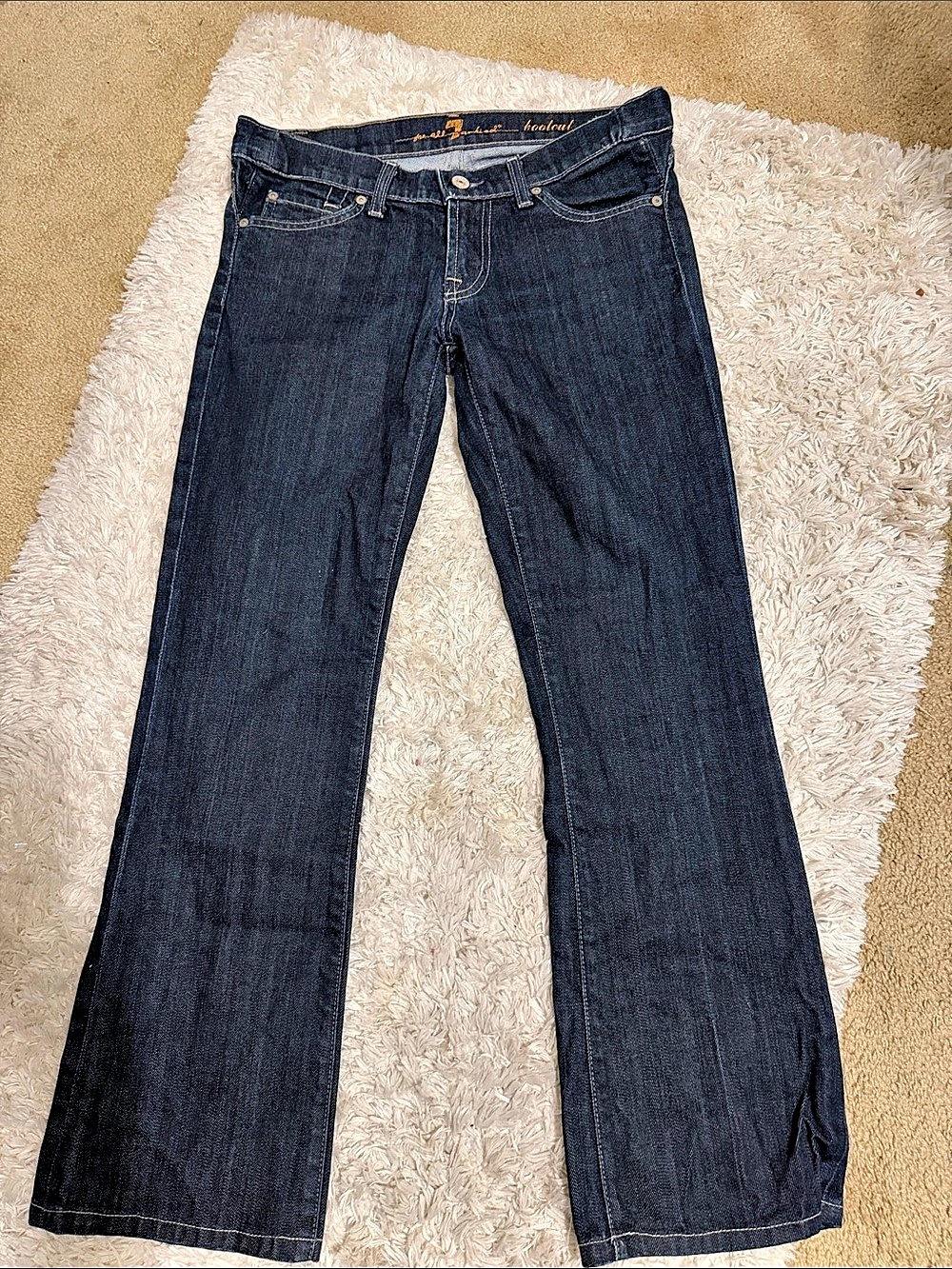 7for all man kind bootcut Jeans Blue Waist 26